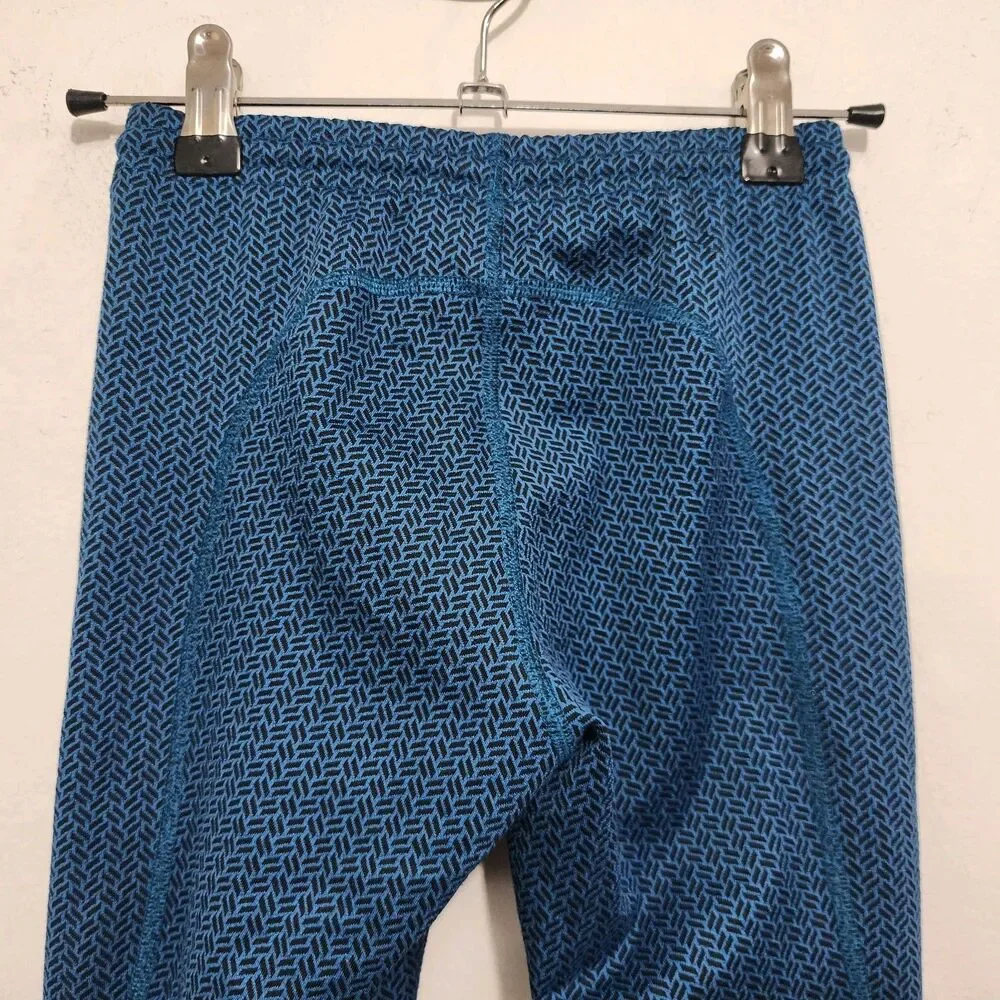 Kerrits Kids Performance Knee Patch Pocket Riding Tight Size M Turquoise Teal